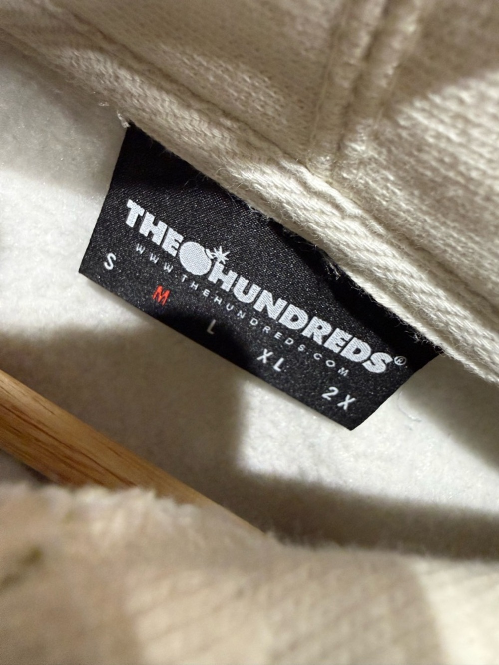 The Hundreds Cream Hoodie - Picture 3 of 3